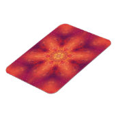 Flaming Fiery Phoenix Burning Snowflake Magnet (Linke Seite)
