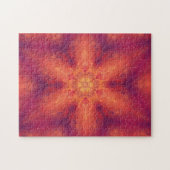 Flaming Fiery Phoenix Burning Snowflake Puzzle (Horizontal)
