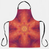 Flaming Fiery Phoenix Burning Snowflake Schürze (Vorderseite)
