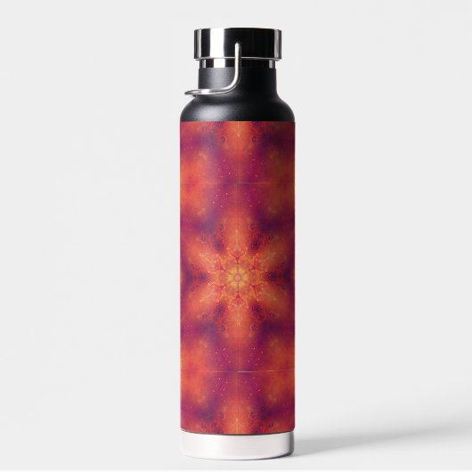 Flaming Fiery Phoenix Burning Snowflake Trinkflasche (Rechts)