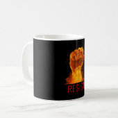 Flaming Fist Residence individuell einstellbar Kaffeetasse (Vorderseite Links)