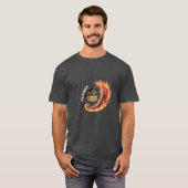 Flaming Flames Pirate T - Shirt - (Vorne ganz)