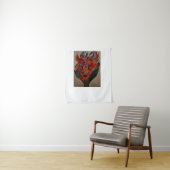 Flaming Flower Animation Small Tapestry Wandteppich (Beispiel)