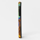 Flaming Fraktal iPhone 5/5S Fall Case-Mate iPhone Hülle (Hinten/Links)