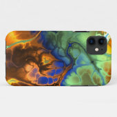 Flaming Fraktal iPhone 5/5S Fall Case-Mate iPhone Hülle (Rückseite (Horizontal))