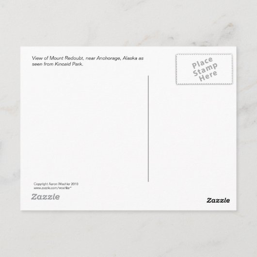 Flaming Furbt Postkarte (Rückseite)