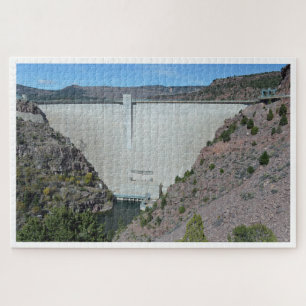 Flaming Gorge Dam Reservoir Utah Fotografie USA Puzzle