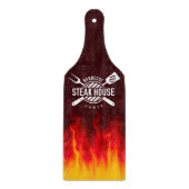 Flaming-GRILLEN — Custom Steak House Schneidebrett (Vorderseite)