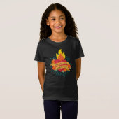 Flaming Heart Dia de los Muertos | Shirt (Vorne ganz)