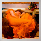 Flaming June by Frederic Leighton Poster (Vorne)