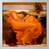 Flaming June by Frederic Leighton Poster (Vorne)