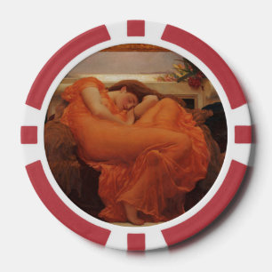 Flaming June Frederic Leighton Kunstdruck Pokerchips