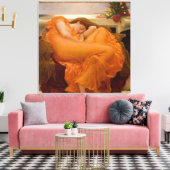 Flaming June - Frederic Lord Leighton Leinwanddruck (Insitu (Wohnzimmer))