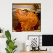 Flaming June - Frederic Lord Leighton Poster (Heimbüro)