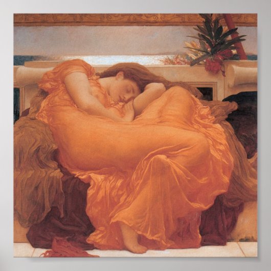 Flaming June, Leighton, 1895 Poster (Vorne)