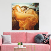 Flaming June Leinwanddruck (Insitu (Wohnzimmer))