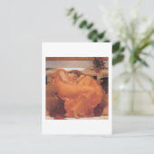 Flaming June - Lord Frederick Leighton Postkarte (Stehend Vorderseite)