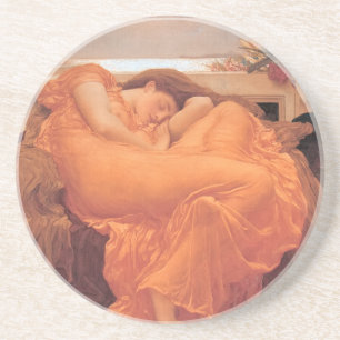 Flaming June Sandstein Bierdeckel