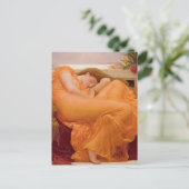 Flaming June Vintage Postkarte (Stehend Vorderseite)