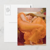 Flaming June Vintage Postkarte (Vorne/Hinten)