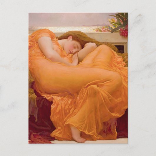 Flaming June Vintage Postkarte (Vorderseite)