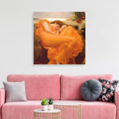 Flaming June (von Frederic Leighton) Leinwanddruck (Insitu (Wohnzimmer))