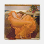 Flaming June (von Frederic Leighton) Magnet (Vorne)