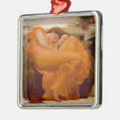 Flaming June (von Frederic Leighton) Ornament Aus Metall (Links)