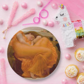 Flaming June (von Frederic Leighton) Pappteller (Party)