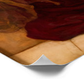 Flaming June von Frederic Leighton Poster (Ecke)
