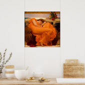 Flaming June von Frederic Leighton Poster (Küche)