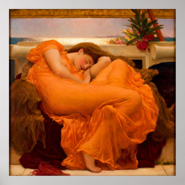 Flaming June von Frederic Leighton Poster