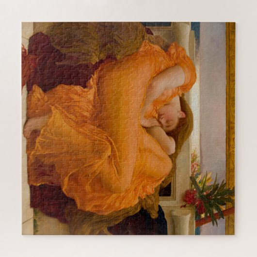 Flaming June (von Frederic Leighton) Puzzle (Horizontal)