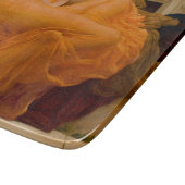 Flaming June (von Frederic Leighton) Schneidebrett (Ecke)