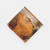 Flaming June (von Frederic Leighton) Serviette (Ecke)