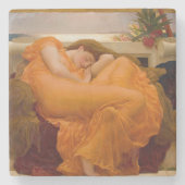Flaming June (von Frederic Leighton) Steinuntersetzer (Vorderseite)