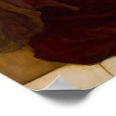 Flaming June von Frederic Lord Leighton Poster (Ecke)