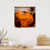 Flaming June von Frederic Lord Leighton Poster (Küche)