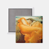Flaming June von Frederick Leighton Magnet (Vorderseite/Rückseite)