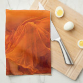 Flaming June von Lord Frederic Leighton Geschirrtuch (Viertel Falte)