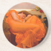 Flaming June von Lord Frederic Leighton Getränkeuntersetzer (Vorne)