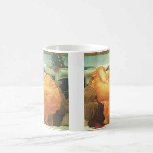 Flaming June von Lord Frederic Leighton Kaffeetasse (Mittel)