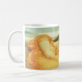 Flaming June von Lord Frederic Leighton Kaffeetasse (Links)