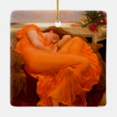 Flaming June von Lord Frederic Leighton Keramikornament (Rückseite)