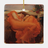Flaming June von Lord Frederic Leighton Keramikornament (Rückseite)