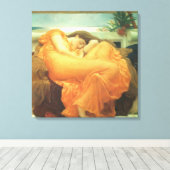 Flaming June von Lord Frederic Leighton Leinwanddruck (Insitu (Holzboden))