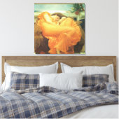 Flaming June von Lord Frederic Leighton Leinwanddruck (Insitu (Schlafzimmer))