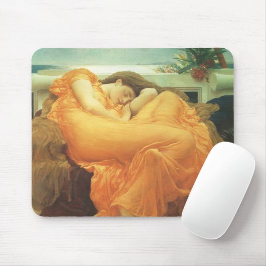 Flaming June von Lord Frederic Leighton Mousepad (Mit Mouse)