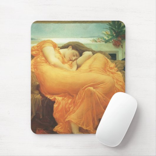 Flaming June von Lord Frederic Leighton Mousepad (Mit Mouse)