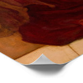 Flaming June von Lord Frederic Leighton Poster (Ecke)